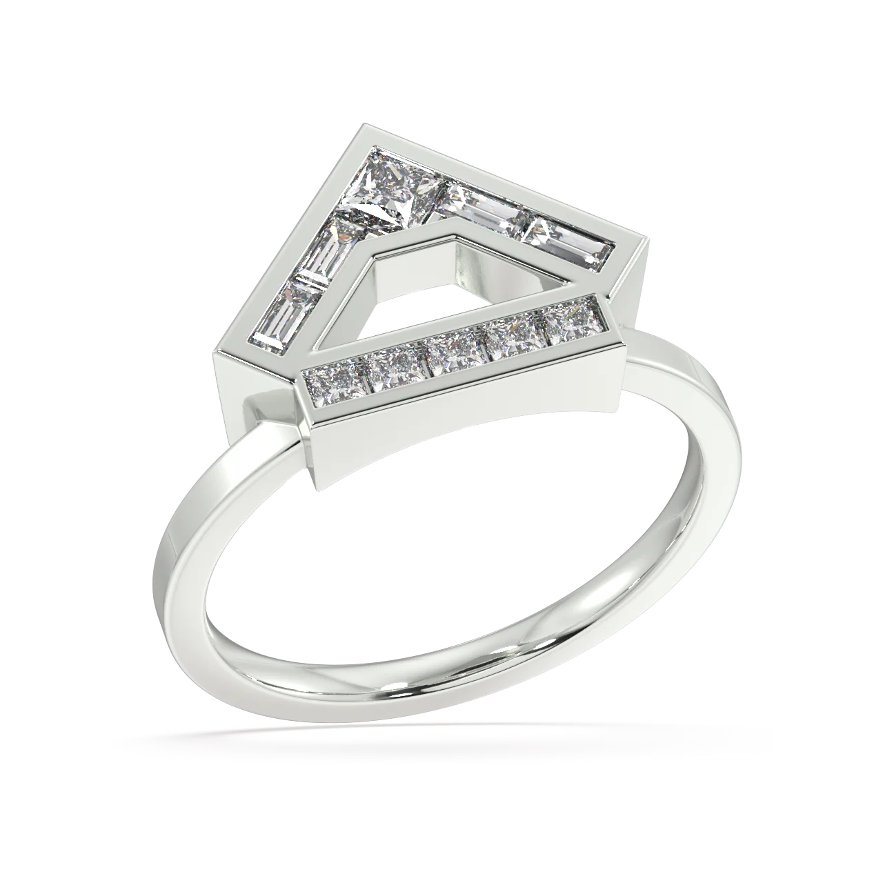 Verve Baguette Diamond Ring - Image 12