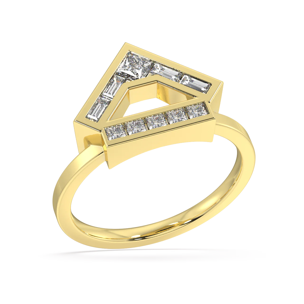 Verve Baguette Diamond Ring - Image 2