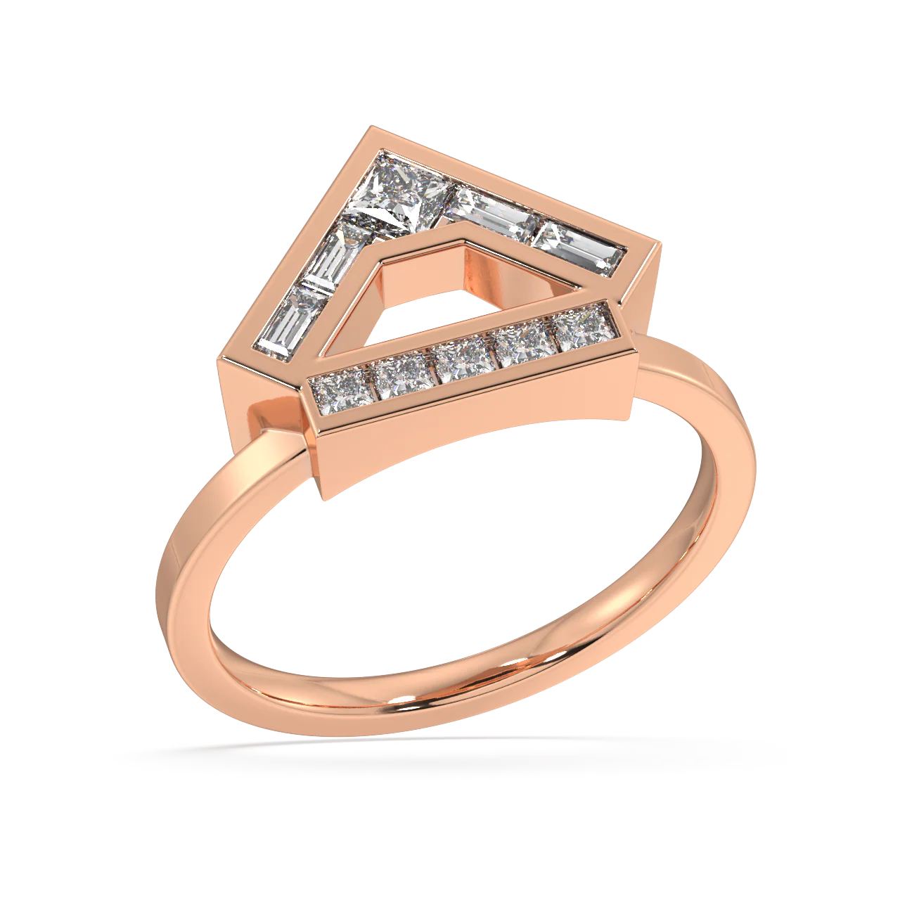 Verve Baguette Diamond Ring - Image 7