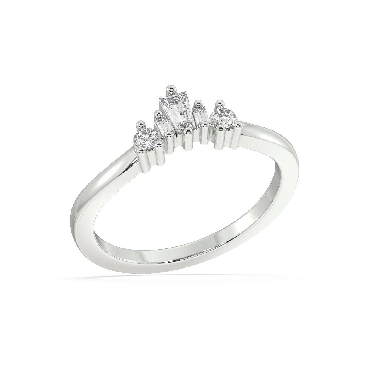 Vespera Baguette Diamond Ring - Image 12