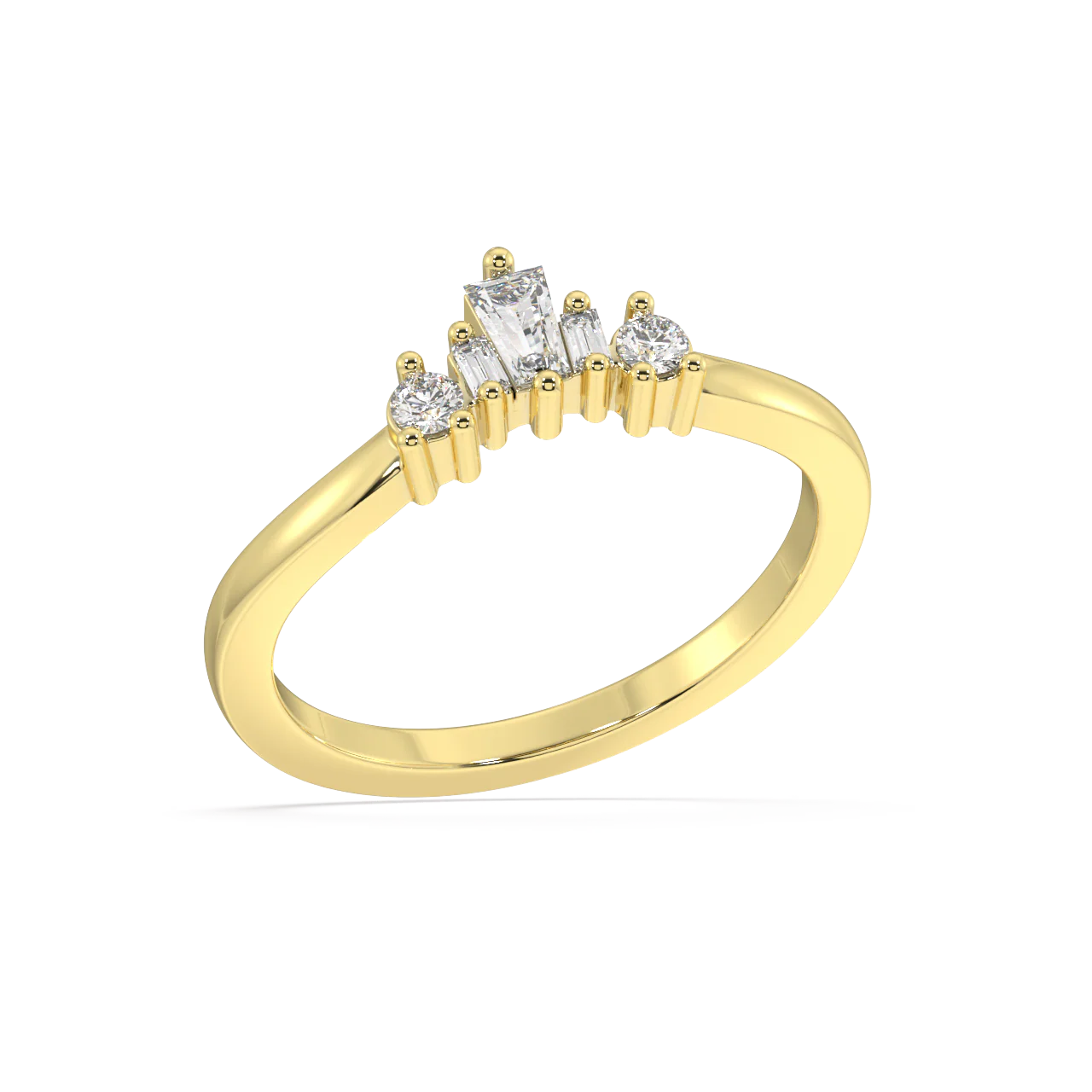Vespera Baguette Diamond Ring - Image 2