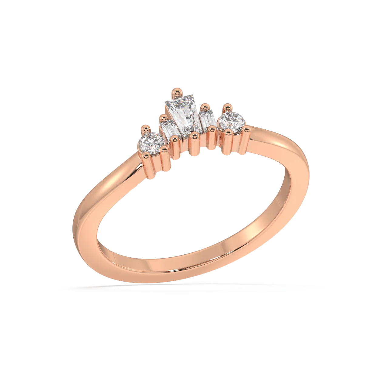 Vespera Baguette Diamond Ring - Image 7