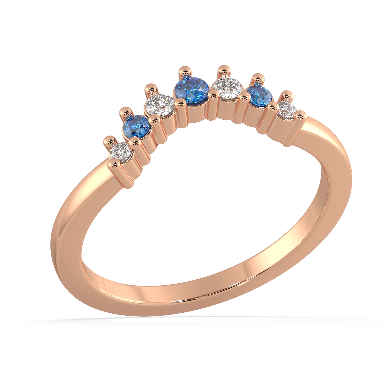 Viola Round Diamond Ring - Image 7