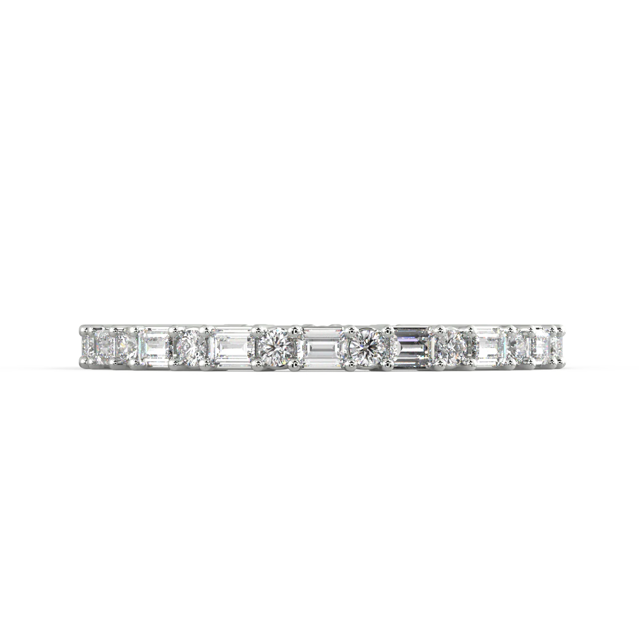 Violet Baguette Diamond Ring - Image 11