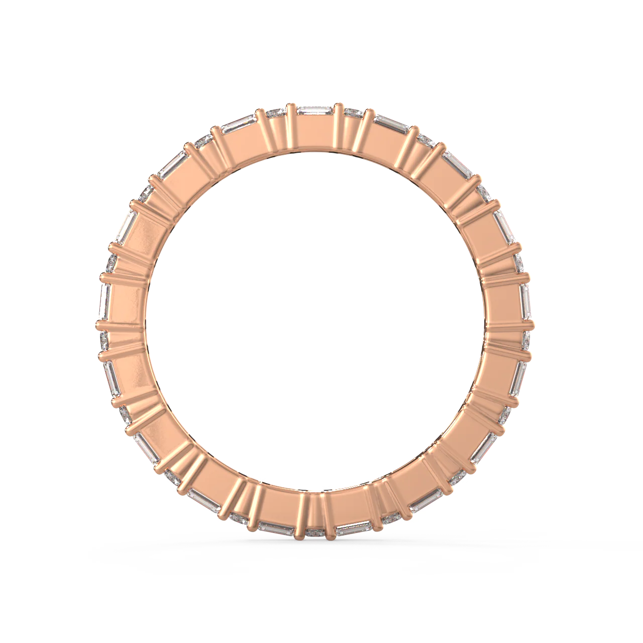 Violet Baguette Diamond Ring - Image 8