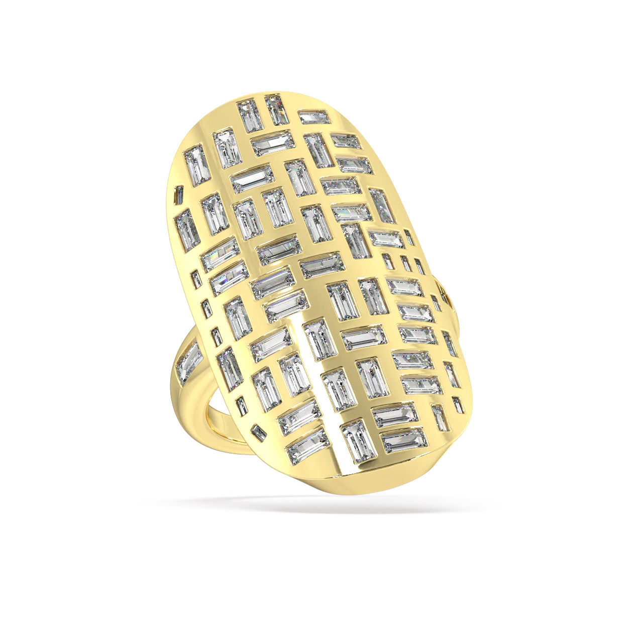 W-47 Bagutte Diamond Ring - Image 2