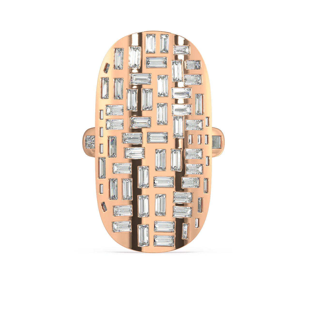 W-47 Bagutte Diamond Ring - Image 5