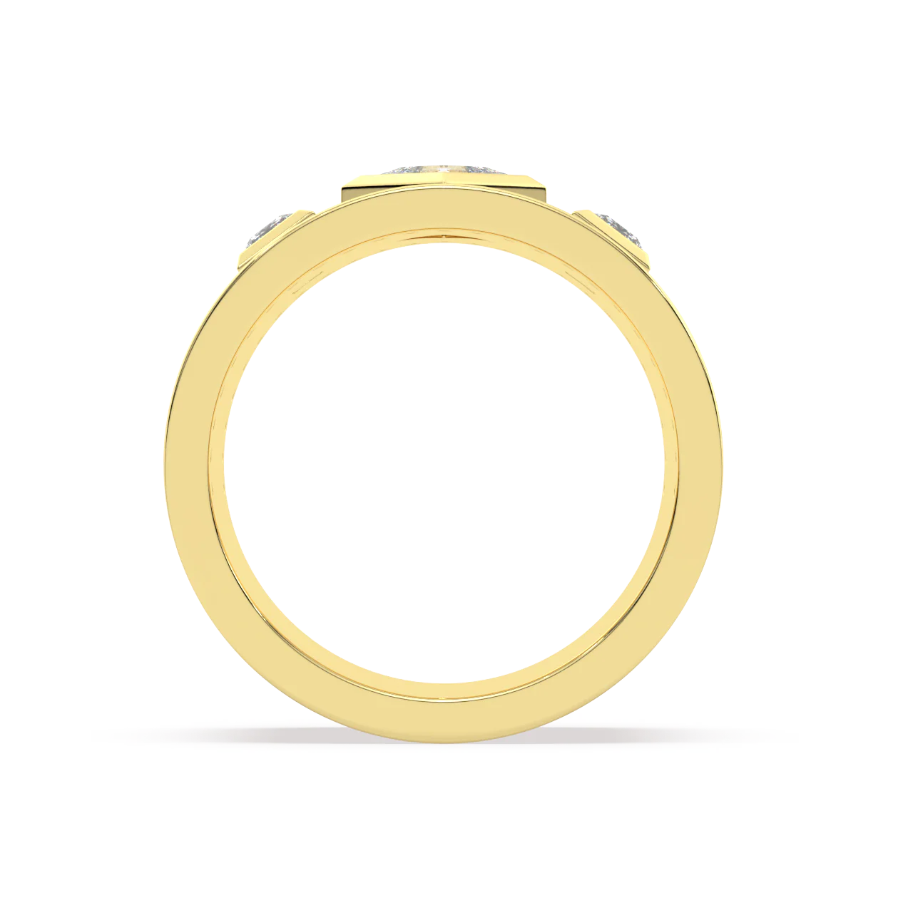 White Lozenge and Carre Diamonds Ring - Image 3