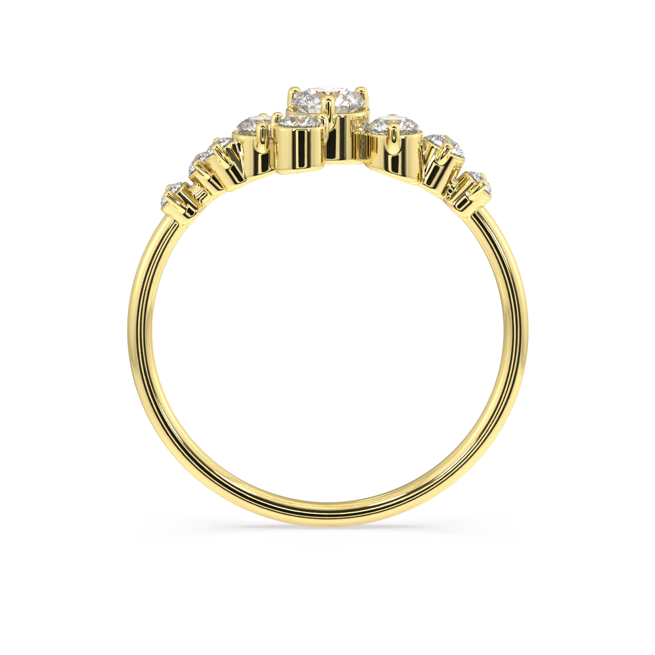 Wren Round Diamond Ring - Image 3