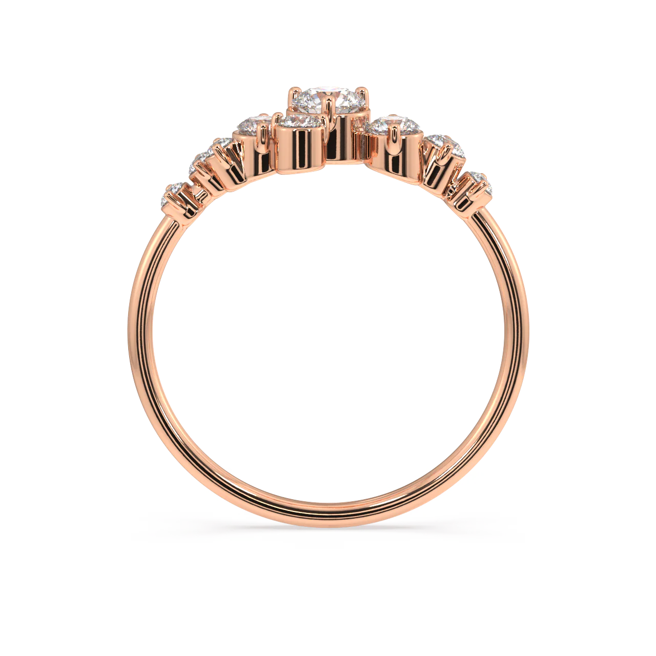 Wren Round Diamond Ring - Image 8