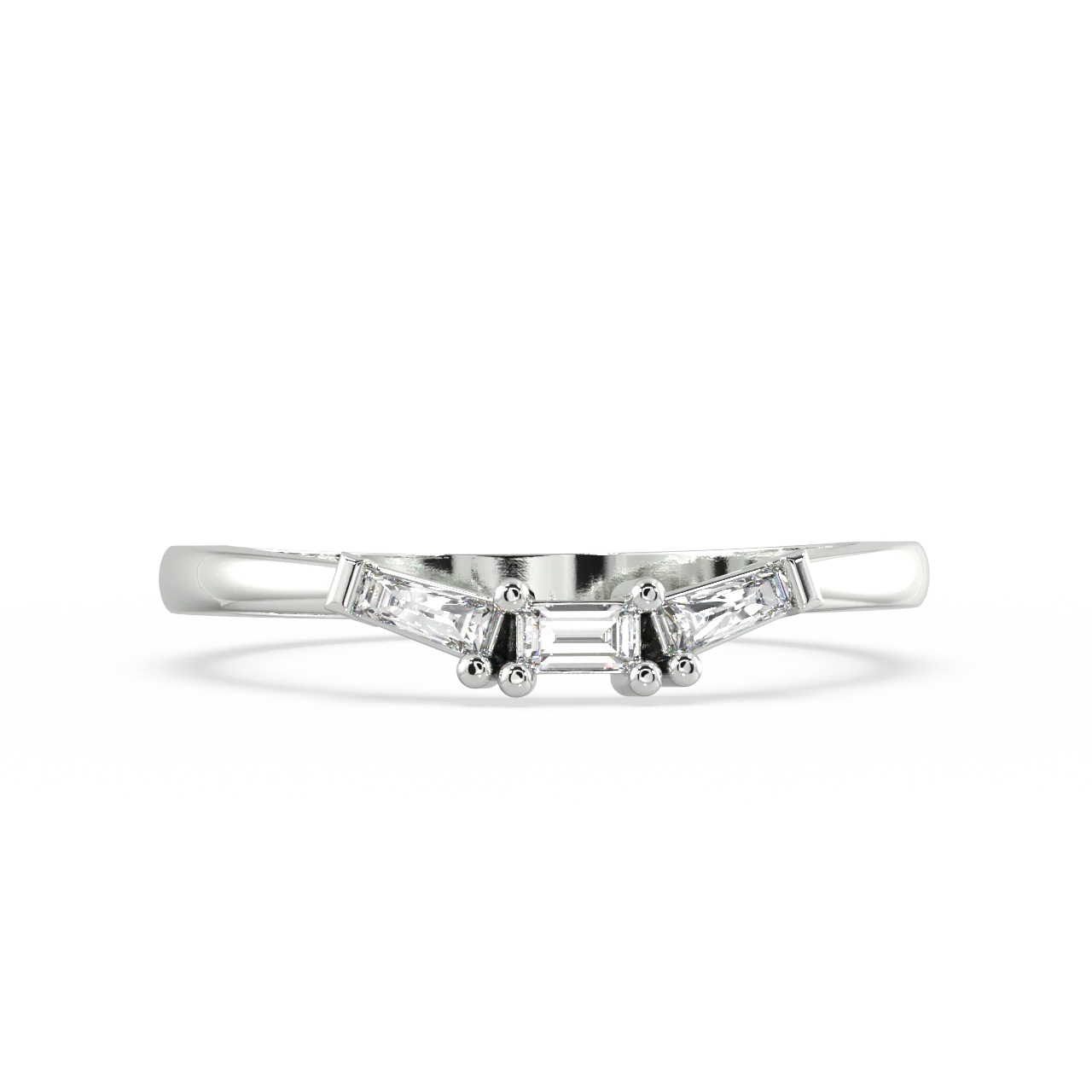 Zephyrine Baguette Diamond Ring - Image 11