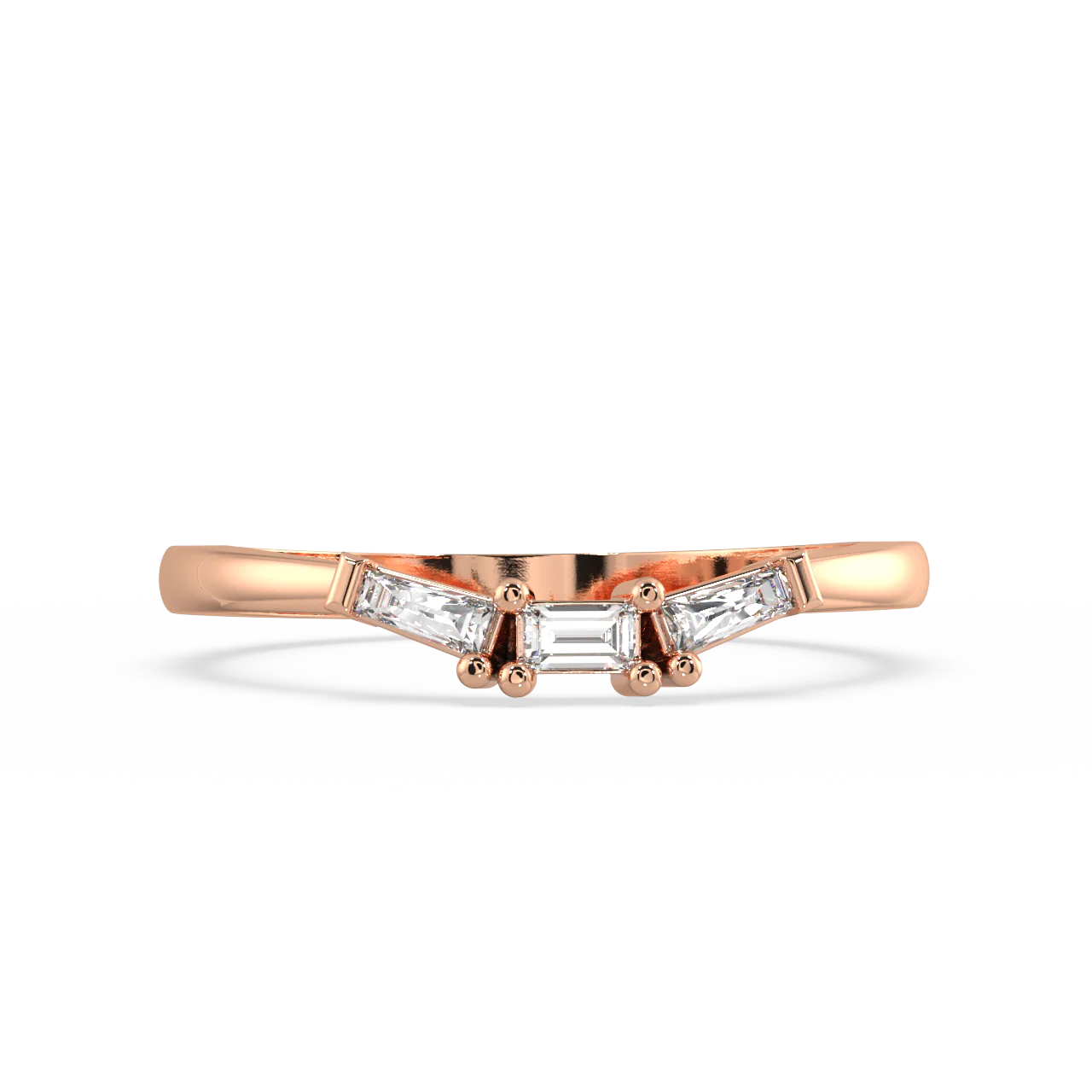 Zephyrine Baguette Diamond Ring - Image 6